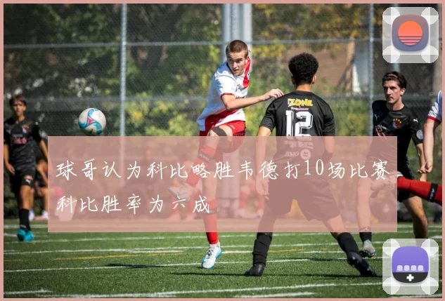 球哥认为科比略胜韦德打10场比赛科比胜率为六成